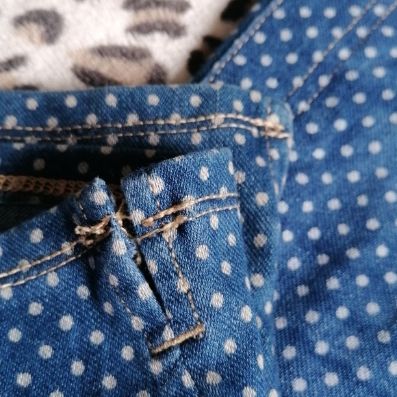 Cropped spotted jeans size 16 - Picture 3 of 4
